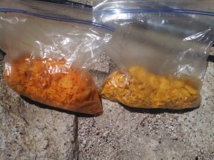 Why carry salt, oil, and spices separately?
